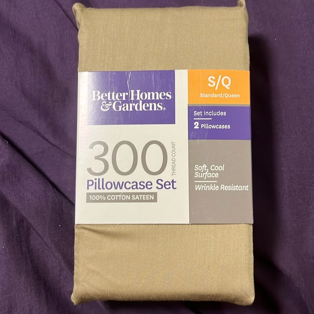 100% cotton pillowcase set